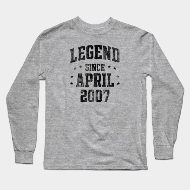 Legend since April 2007 Long Sleeve T-Shirt by Creativoo